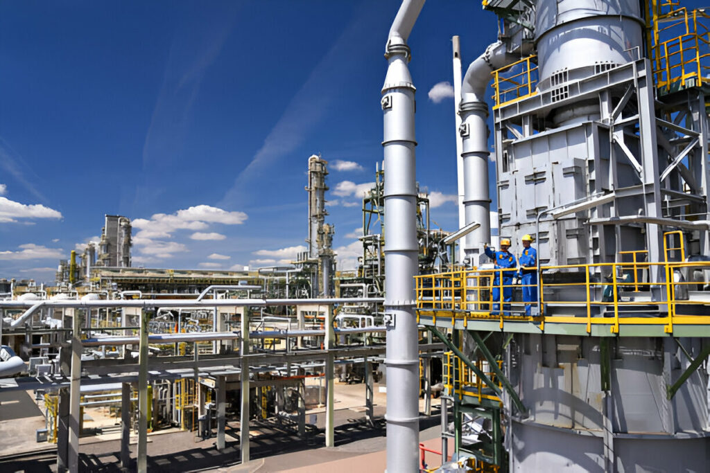 Engineering personnel on site.